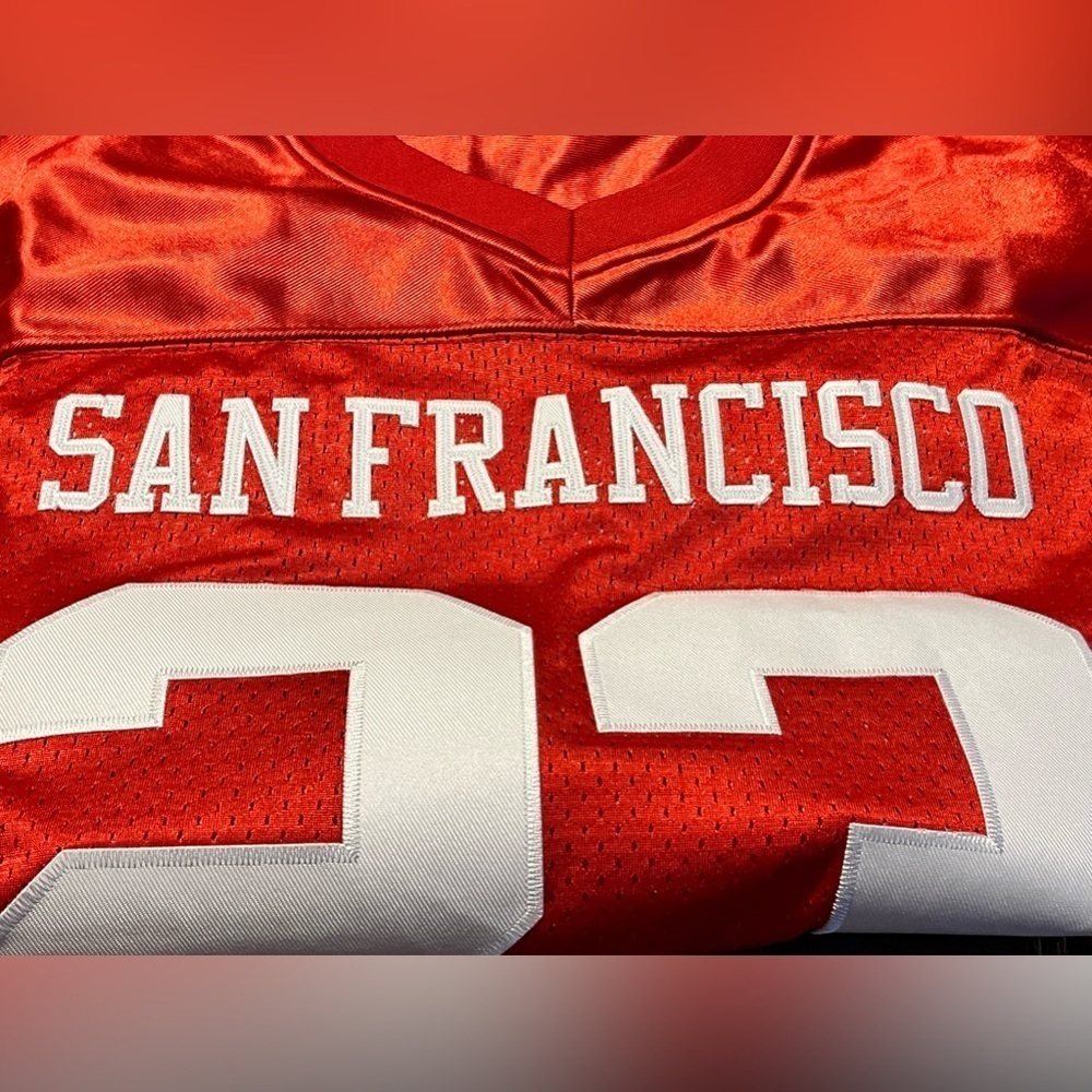 NEW- San Francisco 49ers Christian McCaffrey Stitched Jersey SIZE: 3XL - Picture 7 of 14